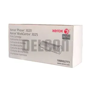 Cartucho De Tóner Xerox 106R02773 Black, Compatible Con Impresoras Xerox Phaser 3020 / WorkCentre 3025, Rendimiento 1,500 Páginas.