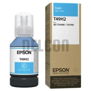 Botella De Tinta Epson T49H200 ( T49H2) Color Cyan, Compatible Con Impresora e Plotter Epson SureColor SC-T3100X / SC-T3170X, Rendimiento 6.000 Páginas.