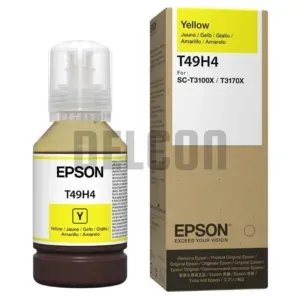 Botella De Tinta Epson T49H400 (T49H4) Color Amarillo, Compatible Con Impresora e Plotter Epson SureColor SC-T3100X / SC-T3170X, Rendimiento 6.000 Páginas.