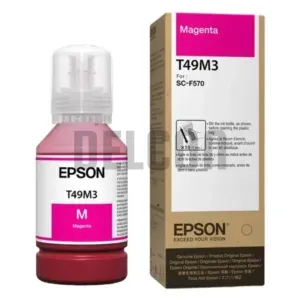 Tinta Epson T49M320 (T49M3) Color Magenta, Compatile Con Impresora e Plotter Epson SureColor SC-F170 / SC-F570 / SC-F571, Rendimiento 6.000 Páginas.