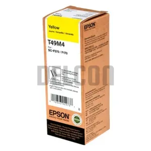 Tinta Epson T49M420 (T49M4) Color Amarillo, Compatile Con Impresora e Plotter Epson SureColor SC-F170 / SC-F570 / SC-F571, Rendimiento 6.000 Páginas.