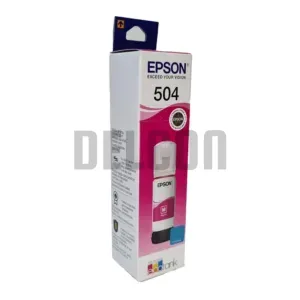 Botella De Tinta Epson T504320-AL Color Magenta, Compatible Con Impresoras Epson Ecotank L4150 / L4160 / L4260 / L6270/ L14150, Rendimiento 6.000 Páginas.