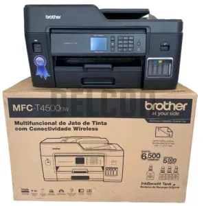 Impresora Brother MFC-T4500DW A3 Multifuncional, Funciones Impresión / Copia / Escaneado, ADF Dúplex, Con Pantalla LCD Táctil a Color De 2,7".