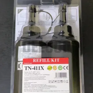 Botella Refill Kit Recarga Pantum TN-411X Black (Con Chip Original) Para Impresoras Pantum M6700DW / M7300FDW, Rendimiento 6.000 Páginas.