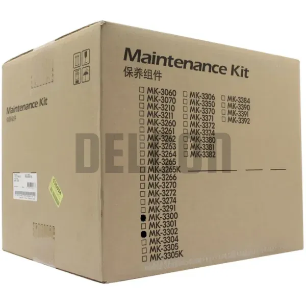 Kit De Mantenimiento Kyocera MK-3302 Black, Compatible Con Impresoras Kyocera Ecosys M3655idn / M3660idn / P3155dn, Rendimiento 500.000 Páginas