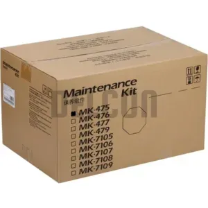 Kit De Mantenimiento Kyocera MK-475, Compatible Con Impresoras Kyocera FS-6025MFP / FS-6030MFP / FS-6525MFP / FS-6530MFP, Rendimiento 300.000 Páginas.