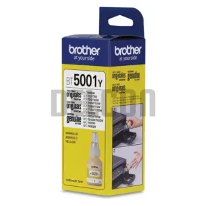 Tinta Brother BT5001Y Amarillo. Compatible Con Impresoras Brother T420W-V / T426W / T910DW / T920DW / T4500DW. Rendimiento 5.000 Páginas.