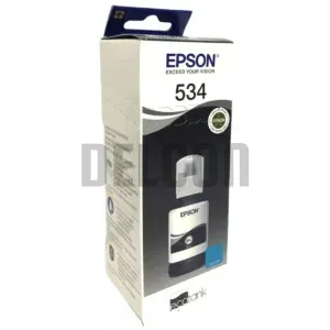 Tinta Epson T534120-AL Negro, Compatible Con Impresoras Epson EcoTank M1100 / M1120 / M1180 / M2140 / M2170 / M3170 / M3180, Rendimiento 6.000 Páginas.