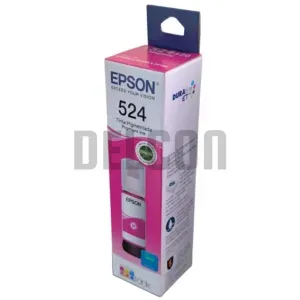 Botella De Tinta Epson T524320-AL [T524] Color Magenta, Compatible Con Impresoras Epson EcoTank L15150 / L15160, Rendimiento 6.000 Páginas.