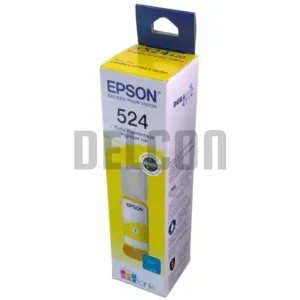 Botella De Tinta Epson T524420-AL [T524] Color Amarillo, Compatible Con Impresoras Epson EcoTank L15150 / L15160, Rendimiento 6.000 Páginas.