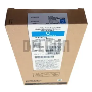 Bolsa De Tinta Epson T05A200 Color Cyan, Compatible Con Impresoras Epson WorkForce Pro WF-C878R / WF-C879R, Rendimiento 20.000 Páginas.