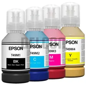 Pack De Tintas Epson T49M1 | T49M2 | T49M3 | T49M4, Para Epson SureColor SC-F170 / SC-F570 / SC-F571, Color Negro Cyan Magenta Amarillo.