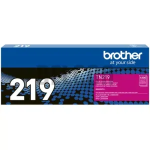 Cartucho De Toner Brother TN219M Color Magenta, Para Impresoras Brother HL-L3280CDW / DCP-L3560CDW / MFC-L3760CDW, Rendimiento 1.200 Páginas.