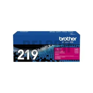 Cartucho De Toner Brother TN219M Color Magenta, Para Impresoras Brother HL-L3280CDW / DCP-L3560CDW / MFC-L3760CDW, Rendimiento 1.200 Páginas.