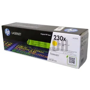 Toner Hp W2302X 230X Color Amarillo, Compatible Con Impresoras Hp Color LaserJet Pro 4203dw / Pro MFP 4303fdw. Rendimiento 5.500 Páginas.