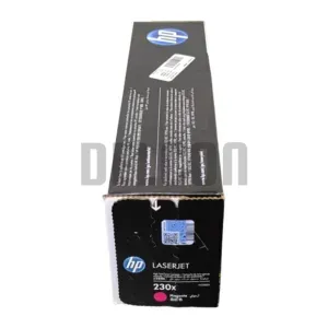 Toner Hp W2303X 230X Color Magenta, Compatible Con Impresoras Hp Color LaserJet Pro 4203dw / Pro MFP 4303fdw. Rendimiento 5.500 Páginas.