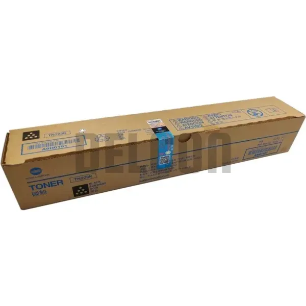 Toner Konica Minolta TN223K [A9H0190] Color Negro, Compatible Con Konica Minolta Bizhub C226 / C256 / C266, Rendimiento 23.000 Páginas.