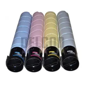 Pack Toner Konica Minolta TN514 Color Negro Cyan Magenta Amarillo, Para Fotocopiadoras Konica Minolta Bizhub C458 / C558 / C658 (Juego Completo)