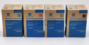 Pack Toner Konica Minolta TNP80 Color Negro Cyan Magenta Amarillo, Compatible Con Impresora Konica Minolta Bizhub C3320i, (Juego Completo)