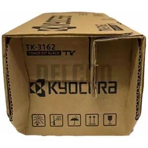 Cartucho De Tóner Kyocera TK-3162 Black, Compatible Con Impresoras Kyocera Ecosys M3145idn / M3645idn / P3045dn / P3145dn, Rendimiento 12.500 Páginas.