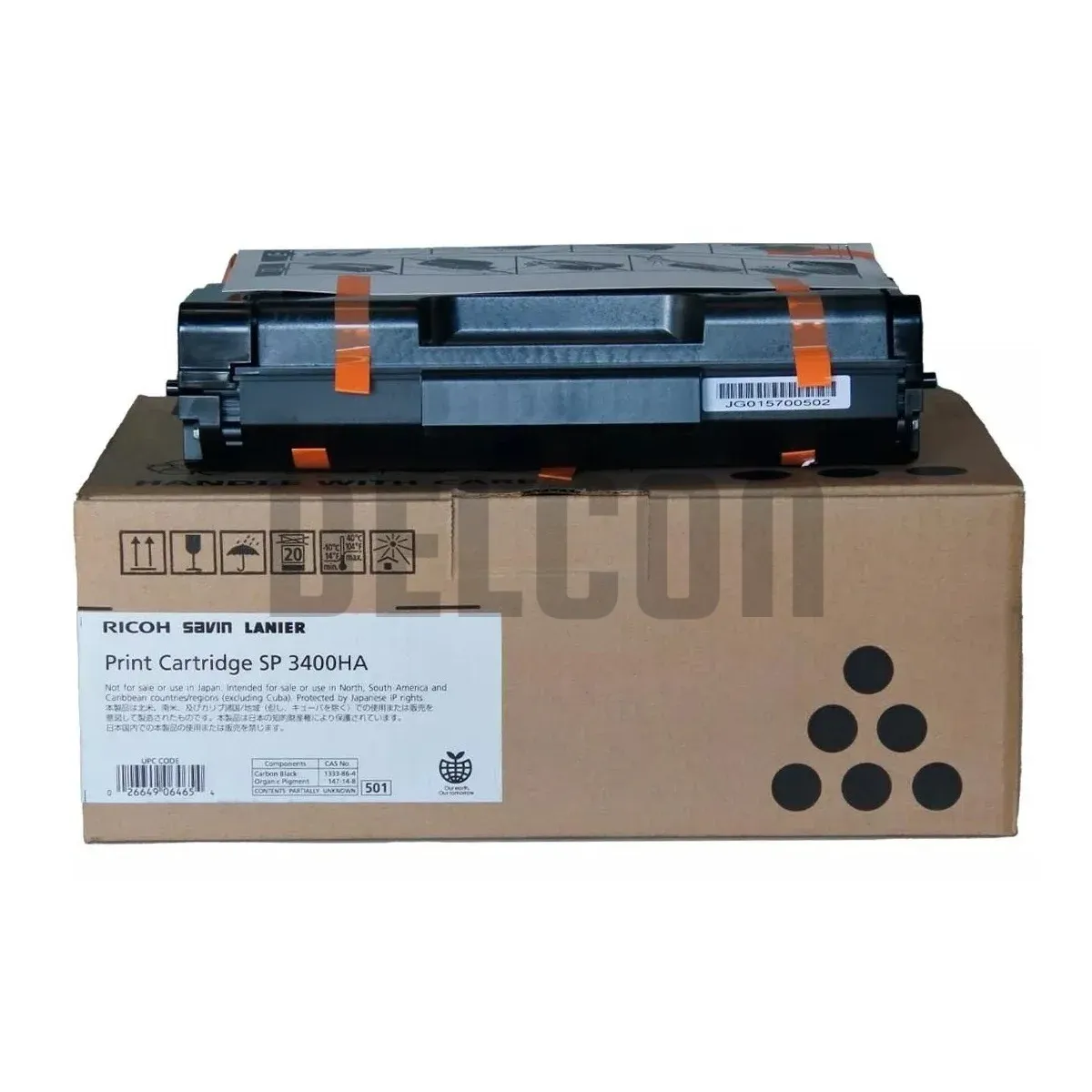 Toner Ricoh SP 3400HA (406465) Compatible Con Impresoras Ricoh Aficio SP 3400N / 3400SF / 3410DN / 3410SF / 3500N / 3500SF / 3510DN / 3510SF Series.