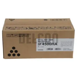 Toner Ricoh SP 4500HA (407316) Black, Es Compatible Con Impresoras Ricoh SP 4510dn / Ricoh SP 4510SF, Rendimiento 12.000 Paginas.