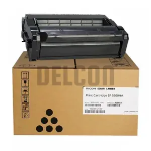 Toner Ricoh SP 5200HA 406683 Black, Compatible Con Impresoras Ricoh Aficio SP 5200DN / SP 5200S / SP 5210DN / SP 5210SF / SP 5210SR Series.