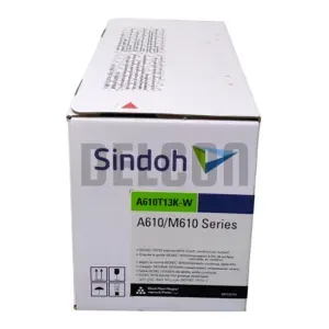 Toner Sindoh A610T13K-WH Black, Compatible Con Impresoras Sindoh A611dn / M610 / M611 / M612 / M613, Rendimiento 13.000 Páginas.