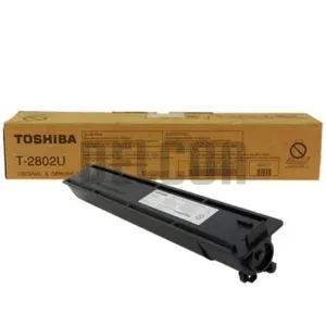 Toner Toshiba T-2802U Black, Compatible Con Impresoras Toshiba E-Studio 2802A / 2802AF / 2802AM, Rendimiento 14.600 Páginas.