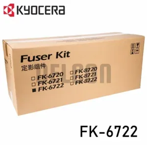 Unidad De Fusor Kyocera FK-6722 (220V) Fuser Unit, Para Impresoras Kyocera TASKalfa 7002i / 7003i / 8002i / 8003i / 9002i / 9003i, Rendimiento 600.000 Páginas.